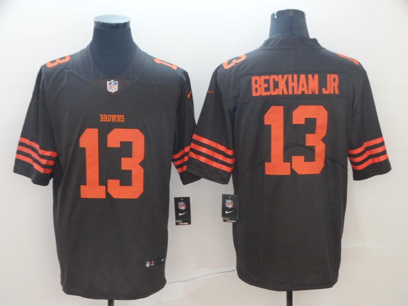 Men's Cleveland Browns Odell Beckham Jr. Brown Jersey